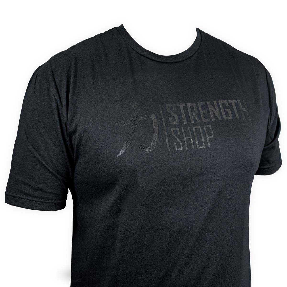 Strength Wear Logo T-Shirt V2 - All Black - Image 2