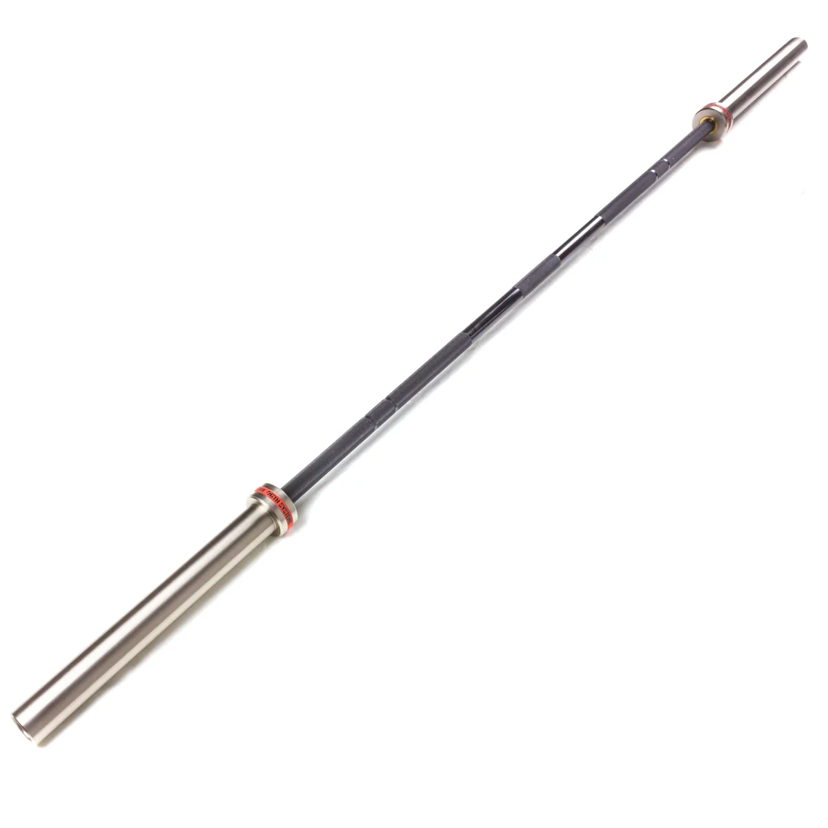 Bastard Bar - with centre knurling and black chrome shaft - Image 3