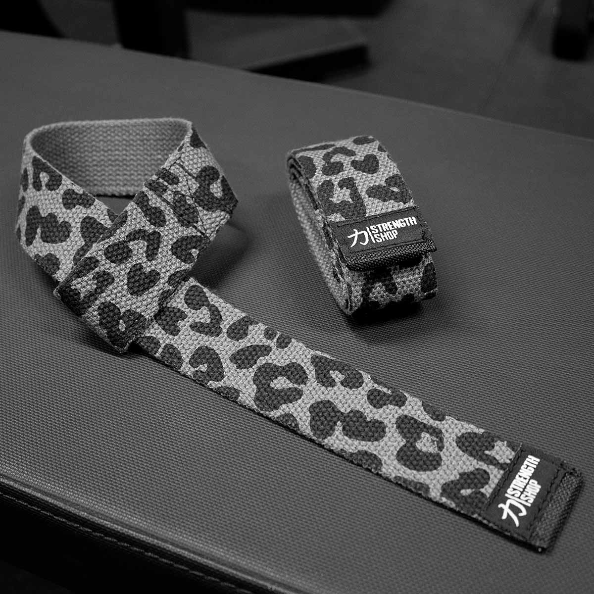 Originals Lifting Straps, Dark Leopard - Cotton - Image 3