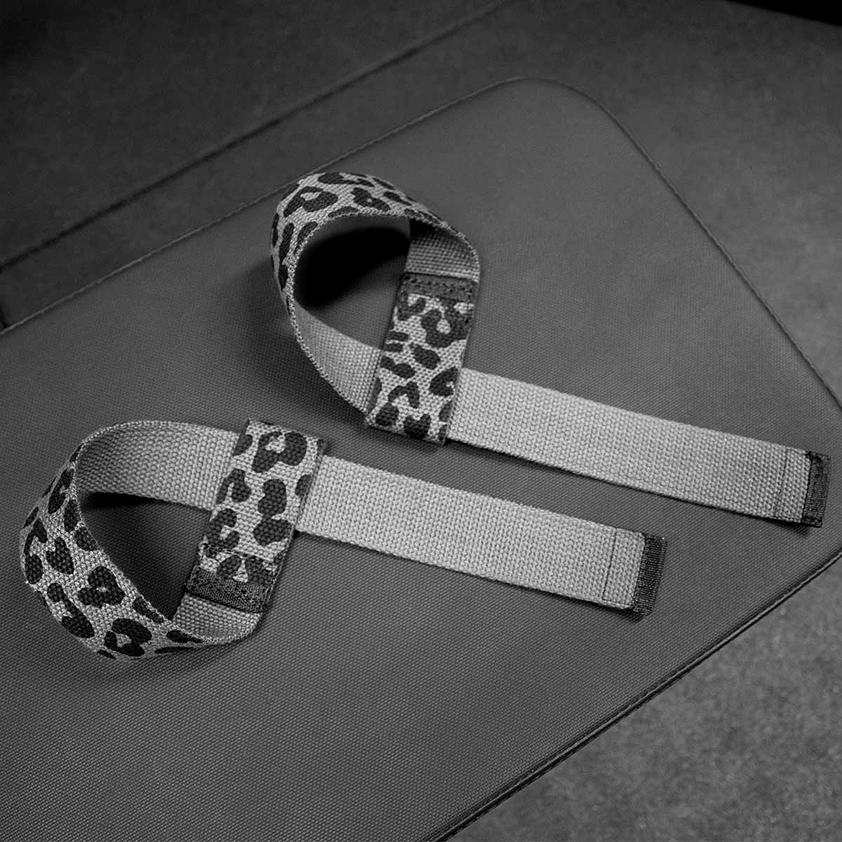 Originals Lifting Straps, Dark Leopard - Cotton - Image 4