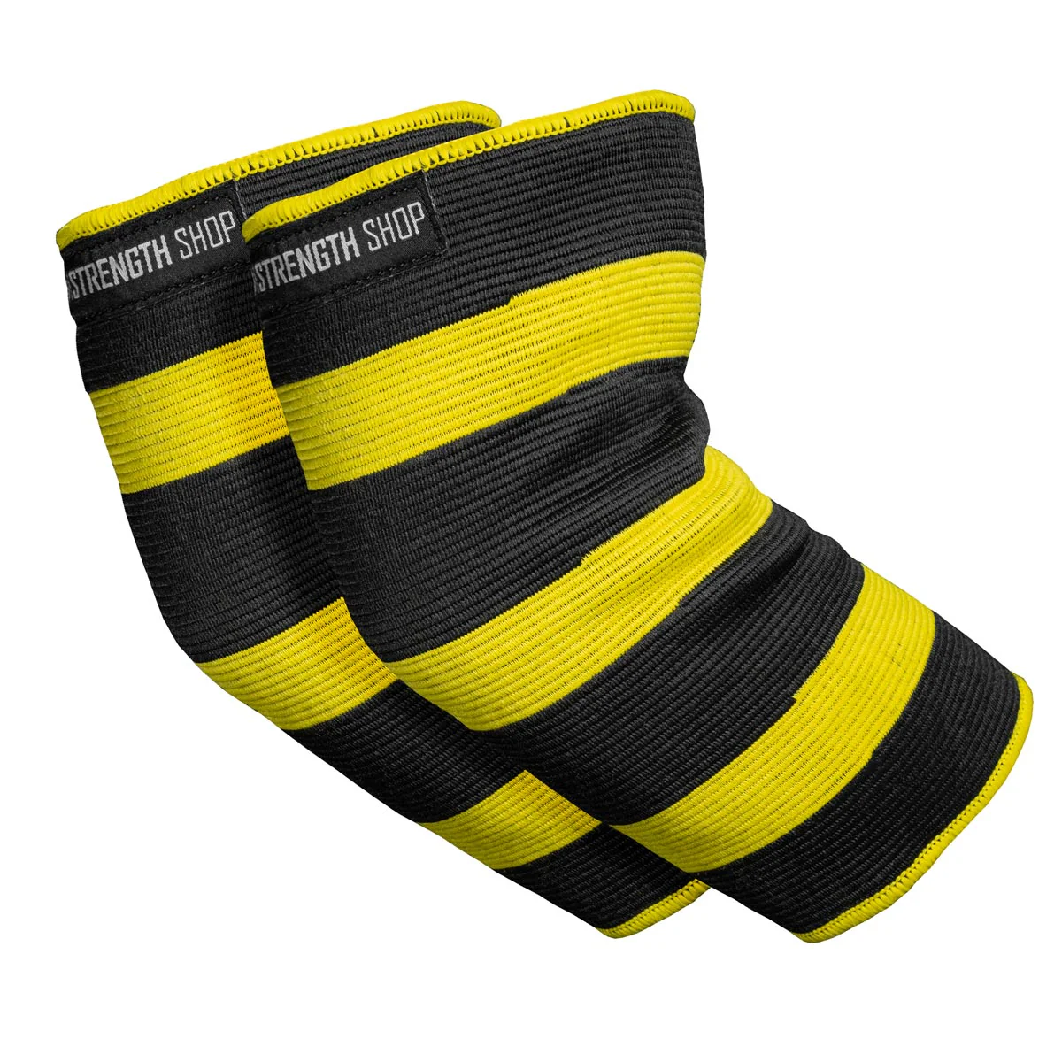Double Ply Thor Elbow Sleeves - Yellow/Black - Image 3