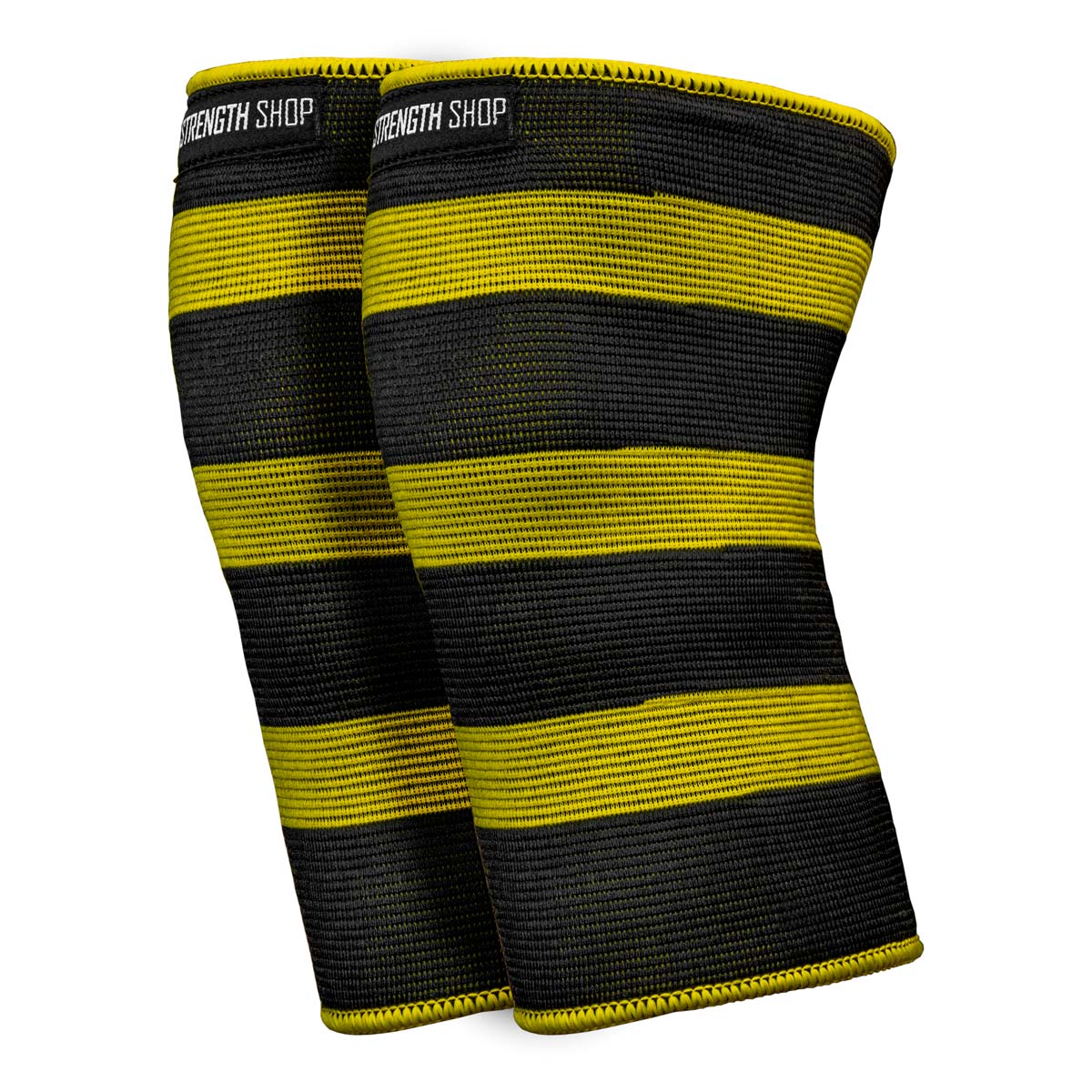 Double Ply Thor Knee Sleeves - Yellow/Black - Image 6