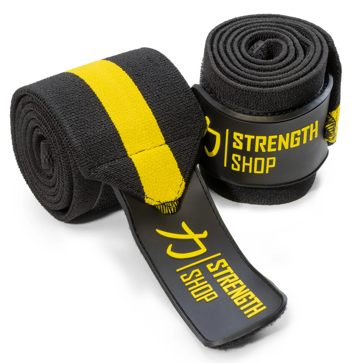 Thor Wrist Wraps - Yellow/Black - IPF Approved - Image 4