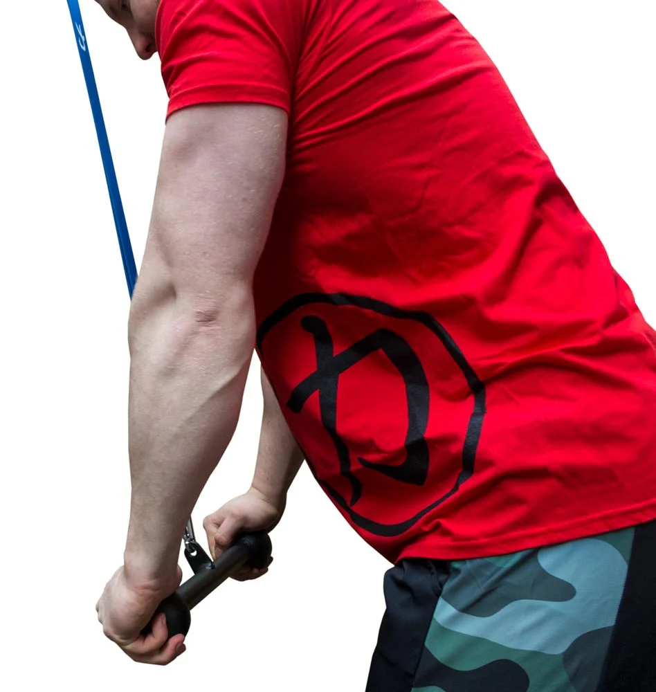 Grip Ball Bar for Pullups, Tricep & Cable Training - Image 4