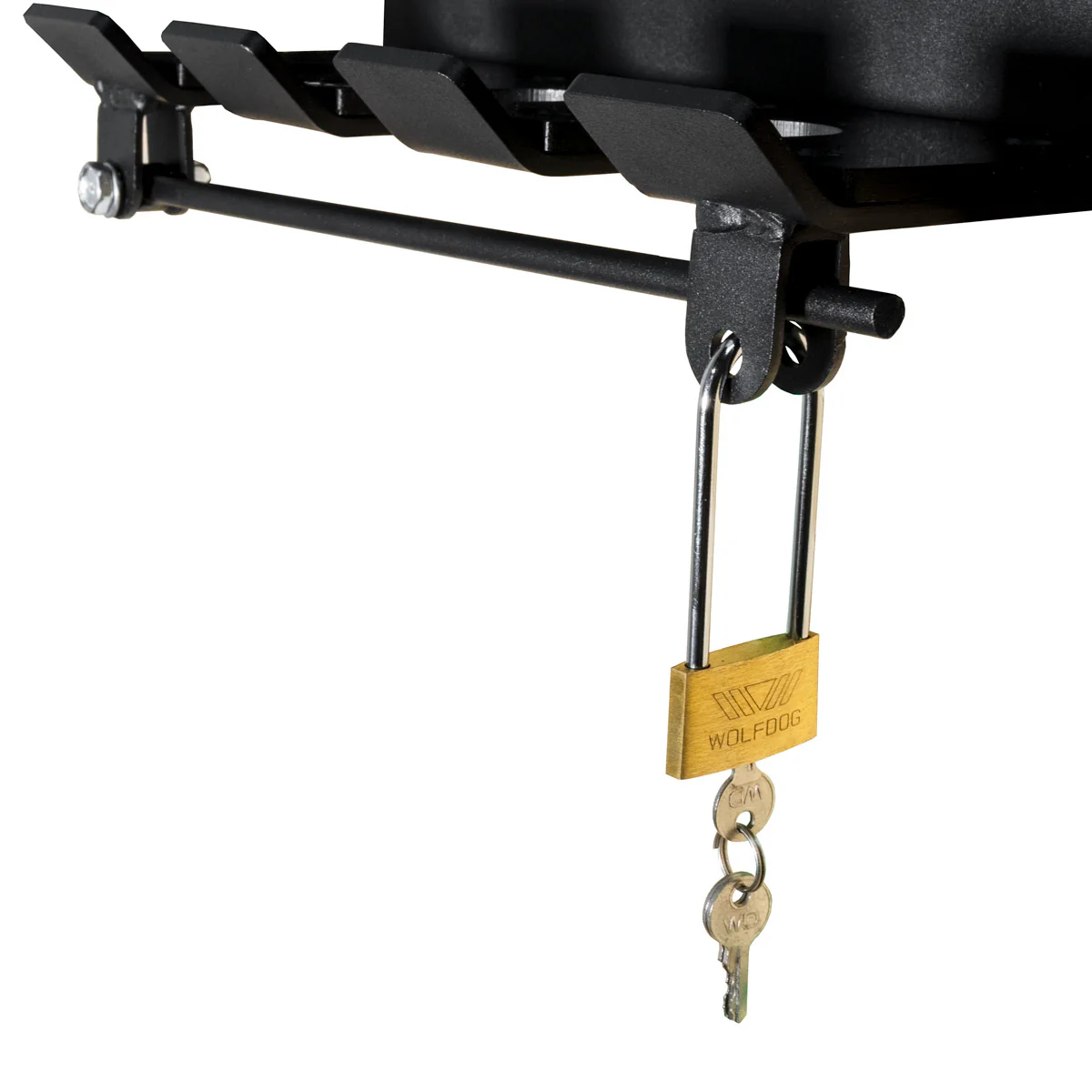 Wall Mounted 3 bar holder - Lockable - Image 4