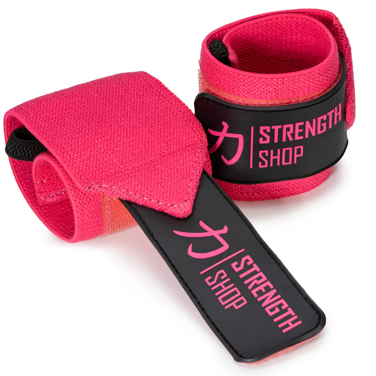 Zeus Wrist Wraps - Pink - IPF Approved - Image 2