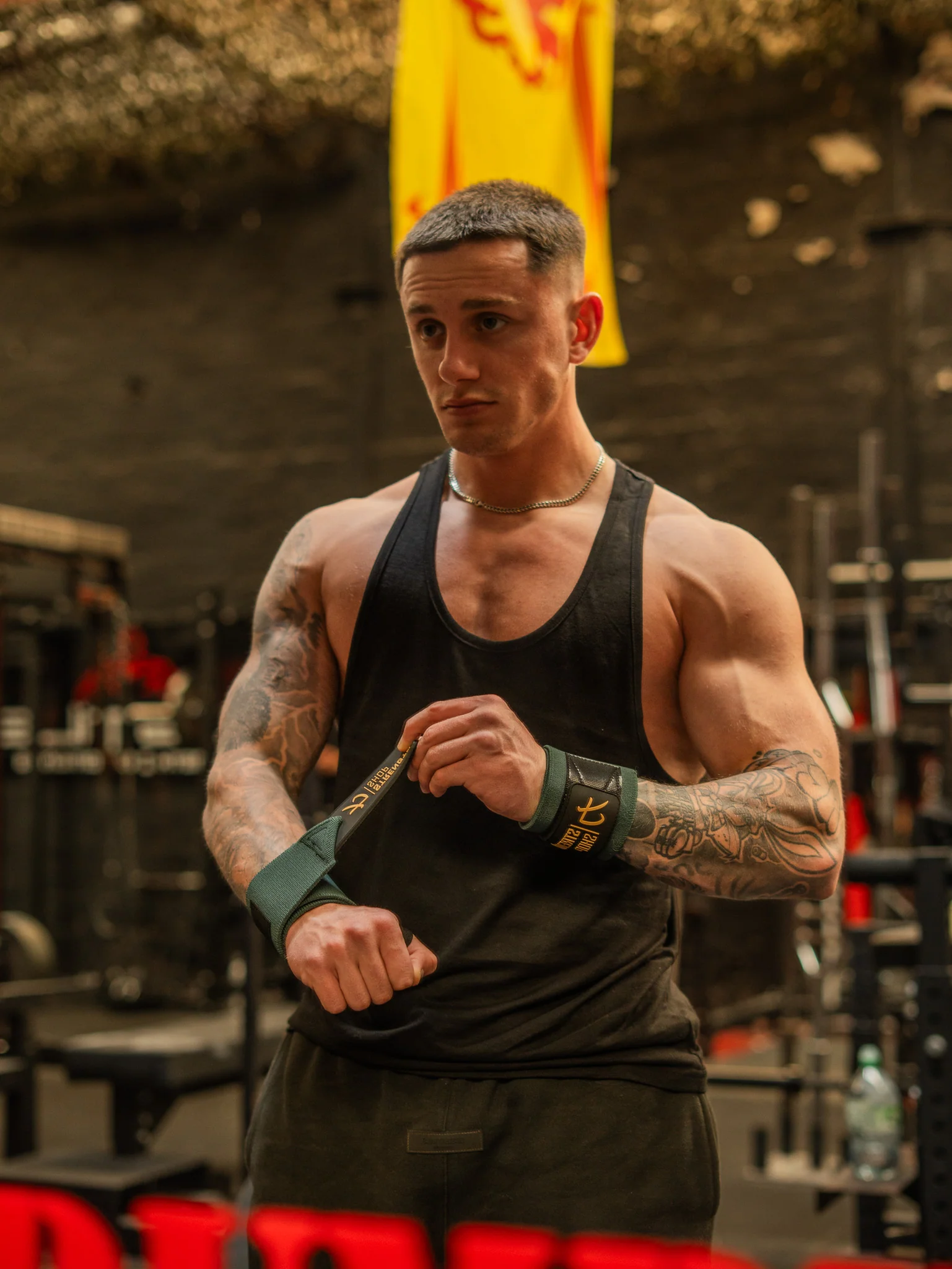 Strength Stack - Vintage Green - 10mm Lever Belt, 7mm Inferno Knee Sleeves & Zeus Wrist Wraps - Image 11
