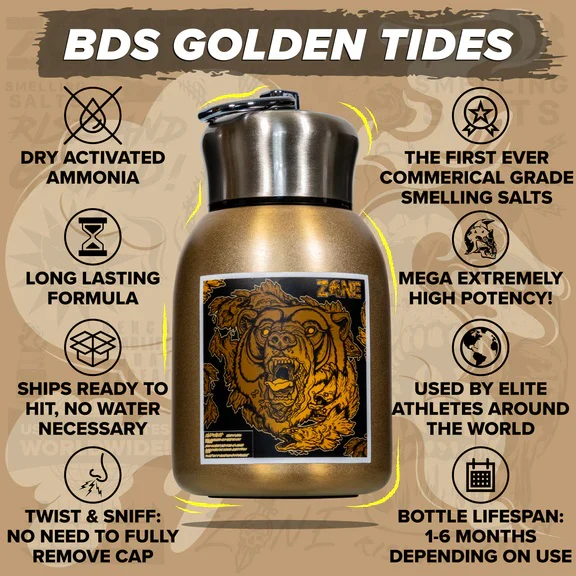 Z☠️NE Bear Down Steel Golden Tides - Athletic Salts - Image 2